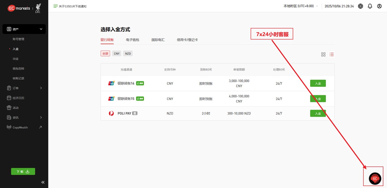 注册/MT4·MT5下载/模拟账户申请/出入金等-EC Markets官网